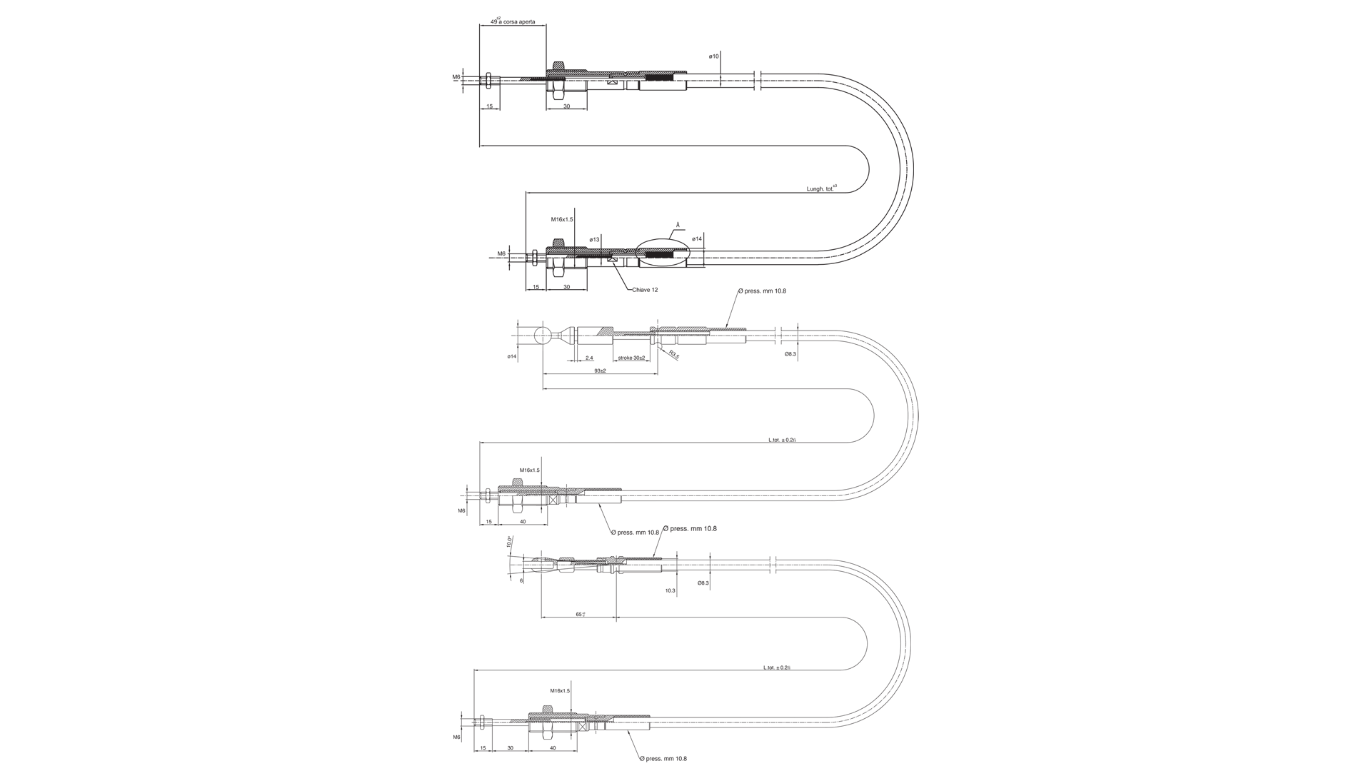 Front-loader-mechanical-joystick-push-pull-cables
